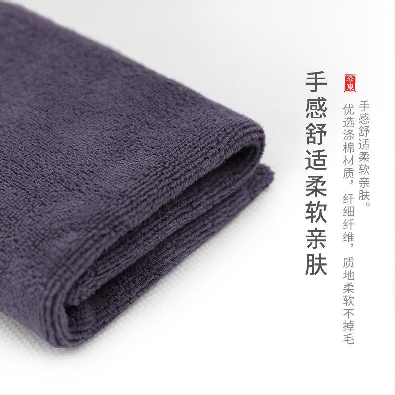 加厚灰色一条_随机发一个坏的 加厚茶巾吸水茶布功夫茶具毛巾茶桌布抹布茶席茶台茶垫配件禅意