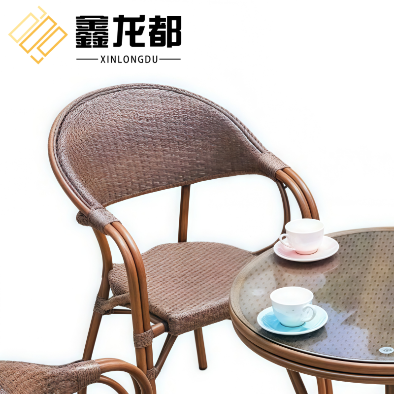鑫龙都户外桌四椅70cm套高清大图