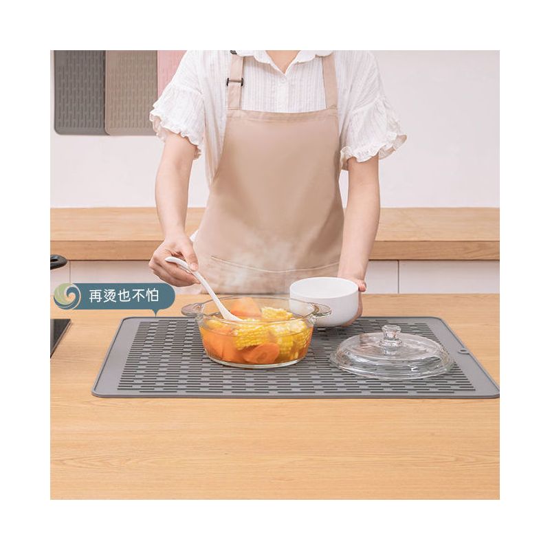 硅胶隔热垫厨房锅垫大号加厚台面垫子防滑菜板固定垫沥水垫子餐垫