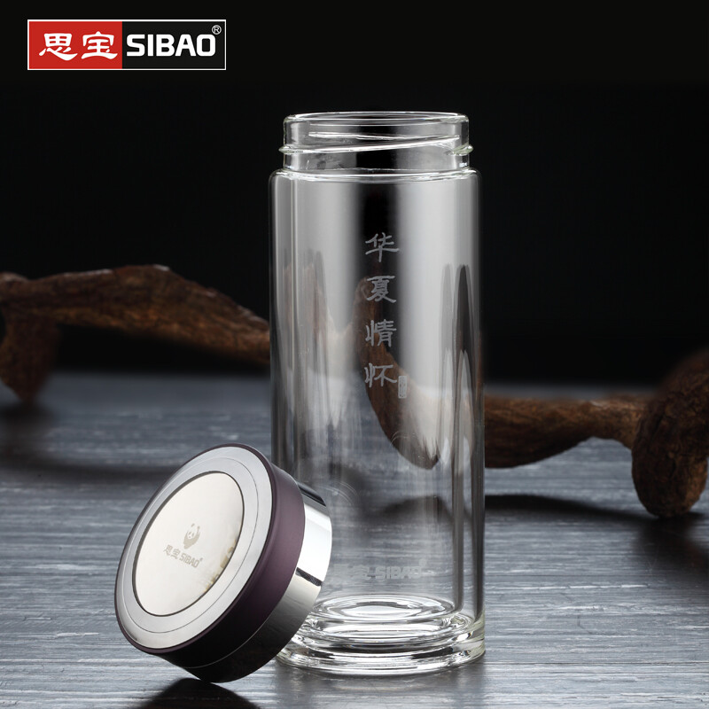 思宝(SIBAO)华夏情怀玻璃杯2号320ml高清大图