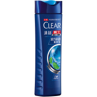清扬(CLEAR)男士去屑洗发露活力运动薄荷型蓝瓶205G[联合利华]