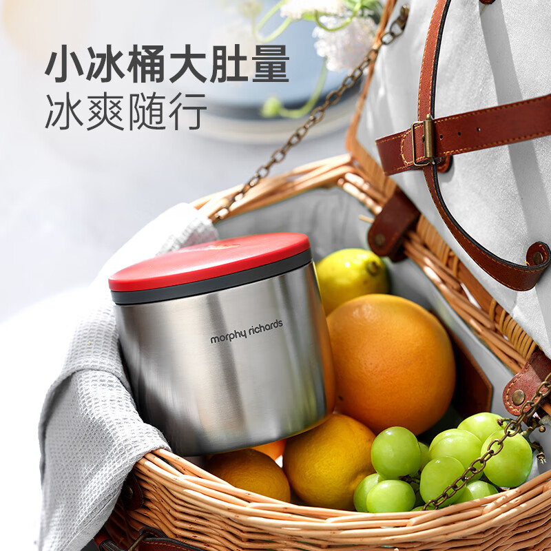 摩飞电器(Morphyrichards)制冰保温桶不锈钢冰桶多层制冰快速脱模家用制冰器MR1105高清大图