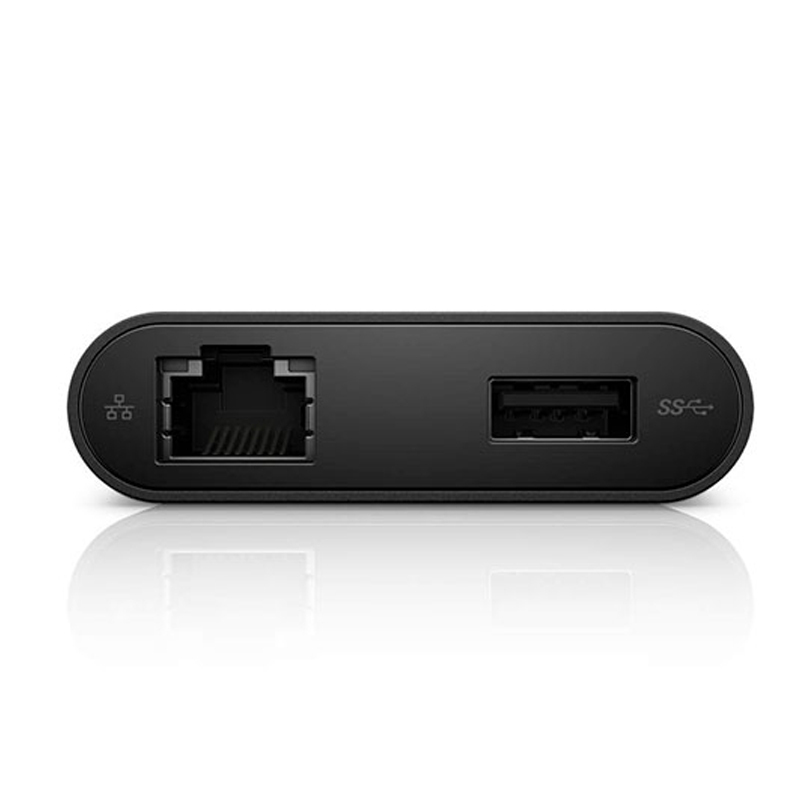 戴尔(DELL)DA200移动转换适配器 USB-C转HDMI/VGA/以太网/USB