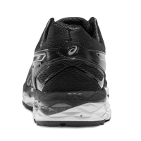 ASICS亚瑟士黑色网面透气稳定耐磨橡胶跑步鞋 旗舰经典运动男鞋T6B4N-9099