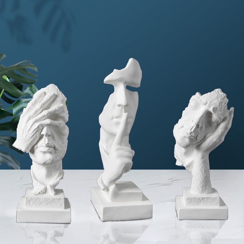 cm大卫石膏像小石膏头像画室常用居家装饰品艺术摆件