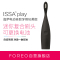 斐珞尔(FOREO) 电动牙刷 ISSA play玩美版 硅胶复合刷头 成人 干电式声波电动牙刷 6000R/M 酷炫黑
