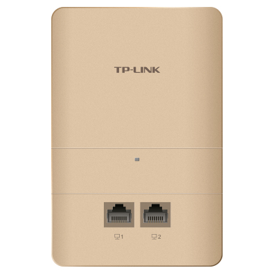 自营 新品 TP-LINK TL-AP1200GI-PoE AC1200双频千兆无线面板式AP(香槟金 )双千兆网口