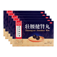 同仁堂 壮腰健肾丸 10丸/盒 大蜜丸壮腰健肾祛风湿风湿骨痛养血肾亏肾虚腰痛壮腰建肾丸膝软无力小便频数中成药丸剂 5盒装