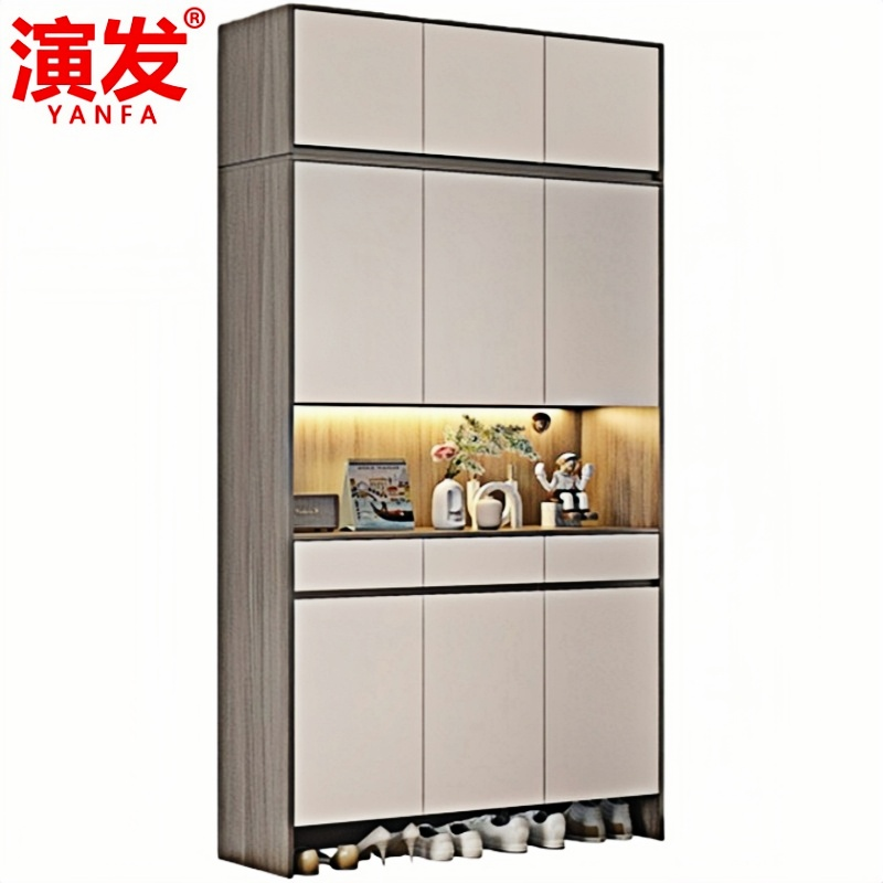 演发 隔断柜三门+顶柜款 套