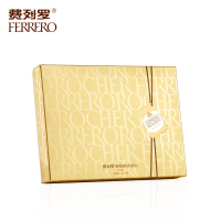 费列罗（Ferrero Rocher）榛果威化糖果巧克力 婚庆送礼喜糖表白 15粒钻石礼盒装187.5g*2