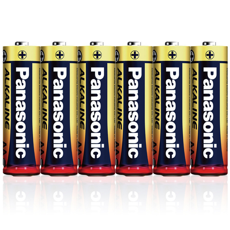 松下Panasonic 正品通用5号6粒五号耐用碱性干电池 儿童玩具/遥控器/挂钟/键盘电池高清大图