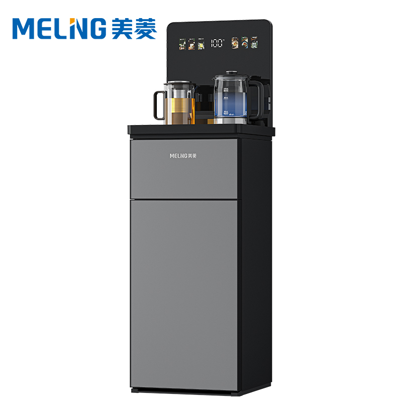 美菱(Meiling)家用茶吧机多功能智能温热款全自动饮水机下置水桶立式温热款高端轻奢饮水机MY-DM7216