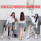 Ideamini低跟小皮鞋女粗跟2021年新款春季乐福中跟百搭豆豆鞋一脚蹬单鞋女休闲鞋
