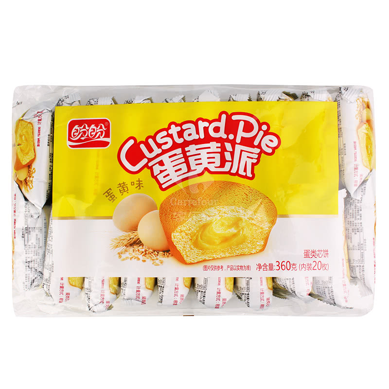 盼盼蛋黄派蛋黄味360g