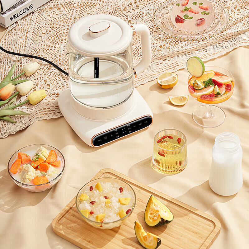 海牌(HAIPAI)养生壶HP-Y15B[白色]热水壶电水壶1.5L大容量带茶漏