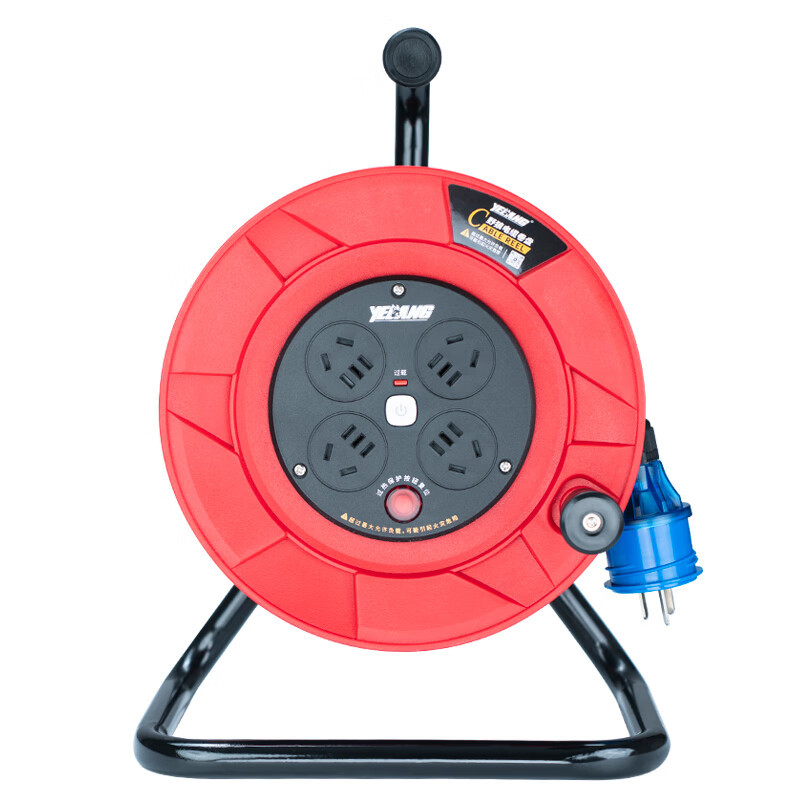 野狼YELANG 220V~250V10A绕线盘电缆盘3*1.5*30m/ YL24010930