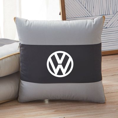 大众 40x40cm(标准款) 汽车抱枕被子两用多功能车载靠枕靠垫折叠午休被春秋被车内用品