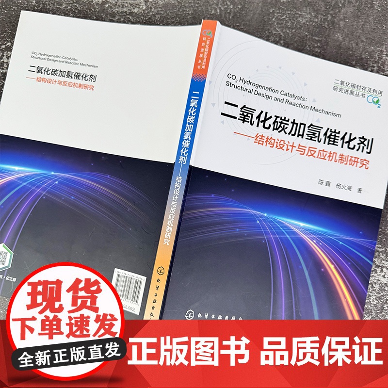 二氧化碳加氢催化剂 结构设计与反应机制研究 二氧化碳封存及利用研究进展丛书 二氧化碳能源利用技术 催化剂设计领域科研参考高清大图