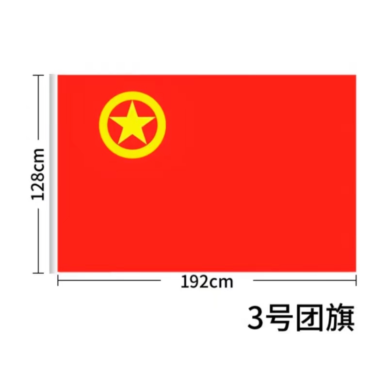 同盛 党、团旗 标准款 面高清大图