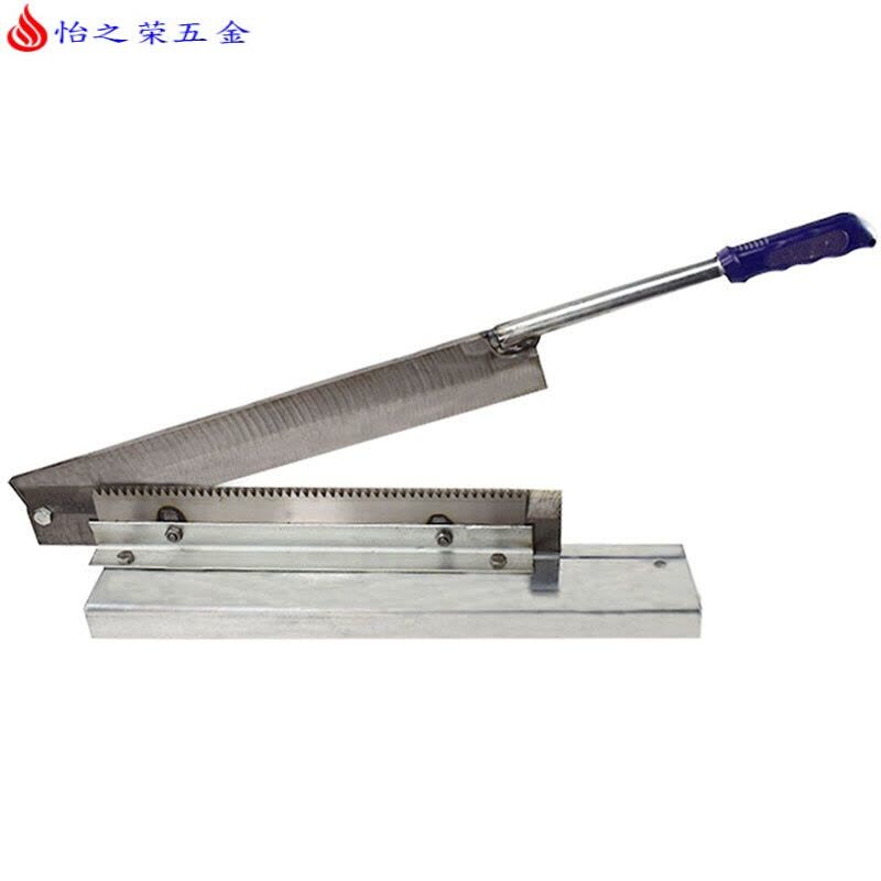 铡刀排骨铁皮铡刀铁皮剪板机手动铡刀家用小型刀铡锰钢切商用 大35铡带座图片