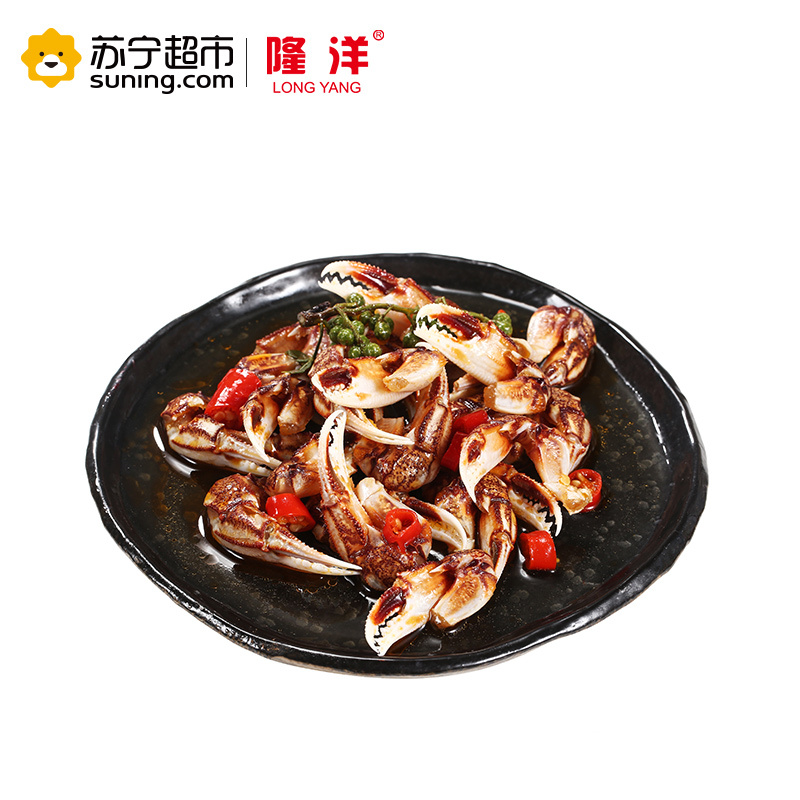 隆洋 麻辣蟹钳 300g 即食海鲜 微波加热 方便美味