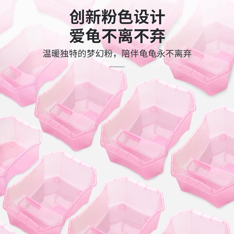 乌龟小乌龟缸带晒台大型养龟的专用缸鱼缸巴西龟别墅饲养箱水陆缸