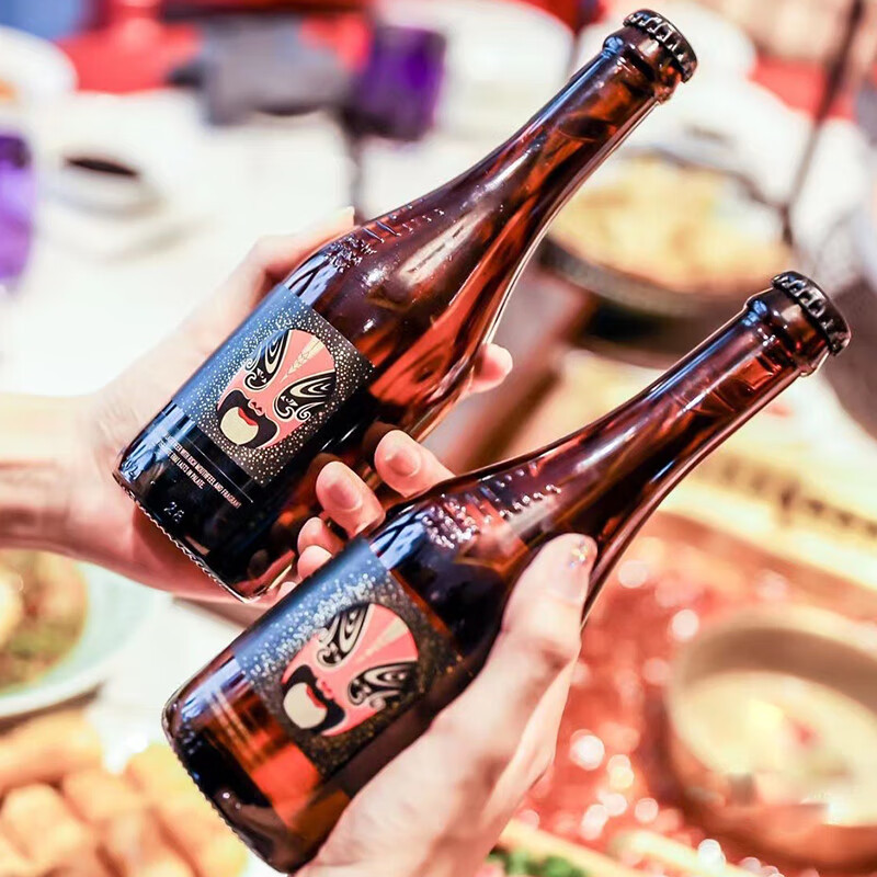 雪花snow啤酒脸谱系列花脸300ml12整箱装