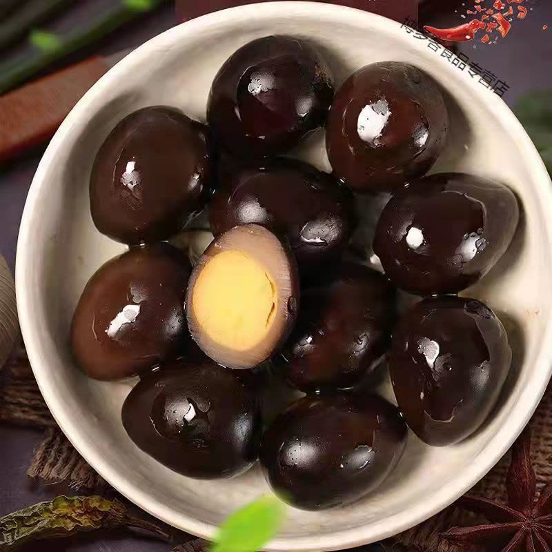 铁蛋盐焗盒装鹌鹑蛋顽皮卤蛋零食小包装卤味休闲小吃整盒批发图片