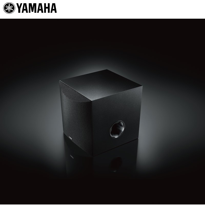 雅马哈(YAMAHA) NS-SW050B 有源重低音炮（8英寸/100W） 2.0声道 家用音响 黑色