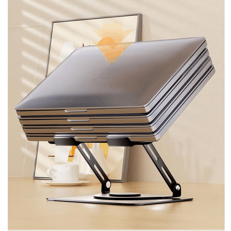 优诗提念YSTN-ZJ05 电脑升降支架(磁吸式风扇)(计价单位:个)黑色图片