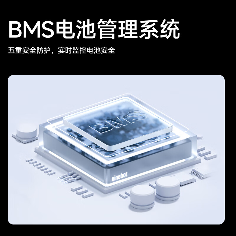 九号(Ninebot)电动滑板车成年人便携代步折叠E2Pro智能电动车学生10英寸大轮胎防滑真续航 E2PRO高清大图