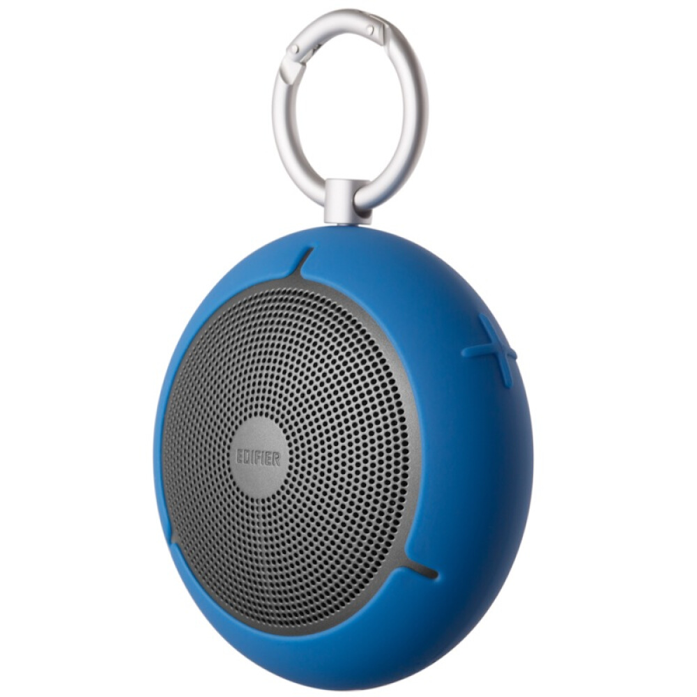 漫步者 (EDIFIER)M100 迷你型蓝牙音箱 三防户外音箱 便携插卡音响 蓝色高清大图