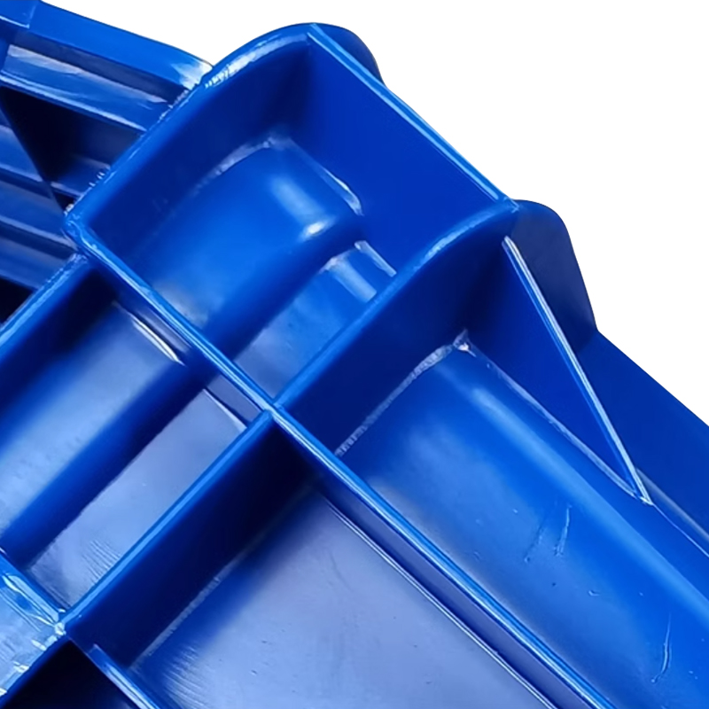 臻远ZY-SNXD-137斜插翻盖物流箱收纳周转箱带盖子 4号箱蓝色高清大图