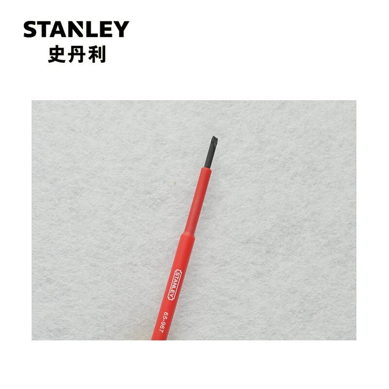 史丹利(STANLEY)65-969-22 (6.5*150mm)绝缘一字螺丝批电工螺丝刀改锥起子拆机维修工具单支