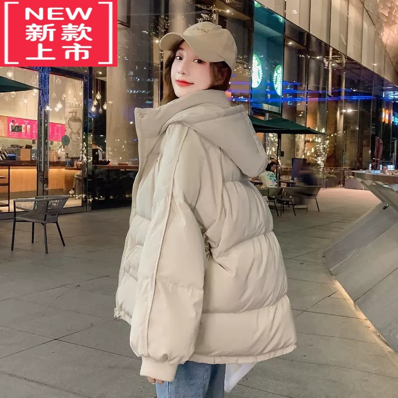 可莉允14中学生短款羽绒服大童冬装15小女孩学院风韩版棉衣棉服加厚外套