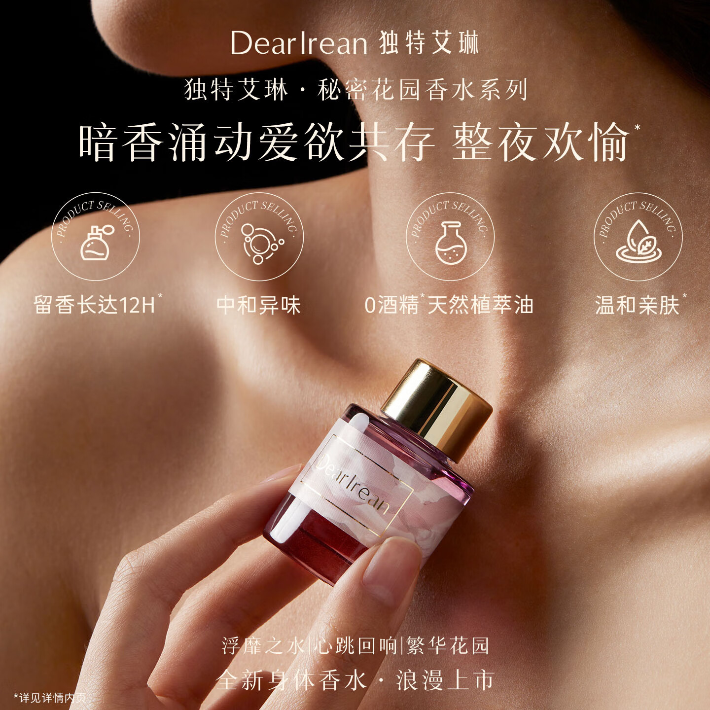 独特艾琳 私密花园香水 12ml(单位:瓶)心跳回响高清大图