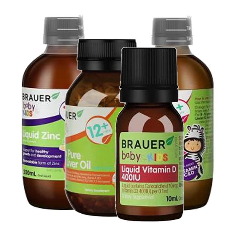 原装进口澳洲小绿瓶蓓澳儿Brauer儿童液体维生素C口服液100ml图片