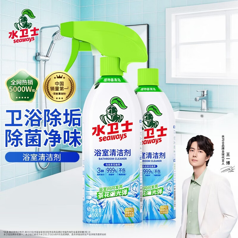 水卫仕 浴室清洁剂2件套装WD09