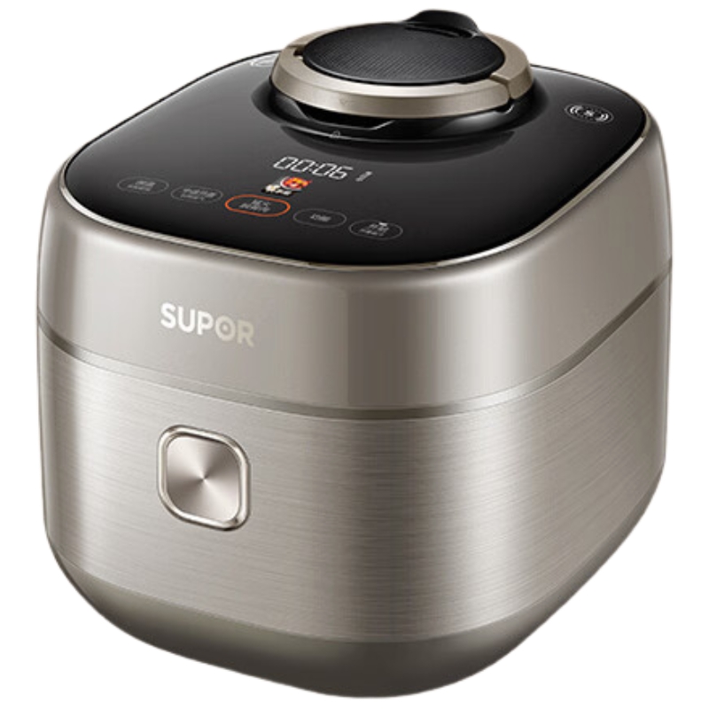 苏泊尔(SUPOR)快排100系列电压力锅5L家用4-6人鲜呼吸IH 112kPa精钢球釜SY-50FH76Q双胆高压锅