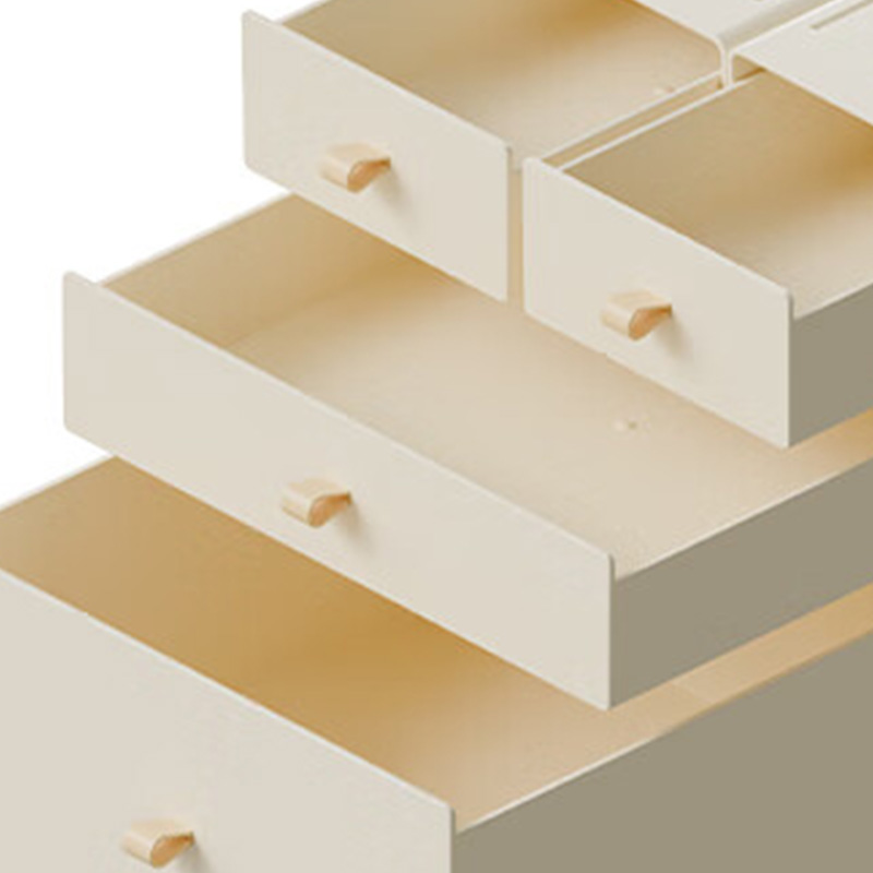 太力收纳盒办公桌面收纳化妆品宿舍书桌整理盒4个装ATT448高清大图