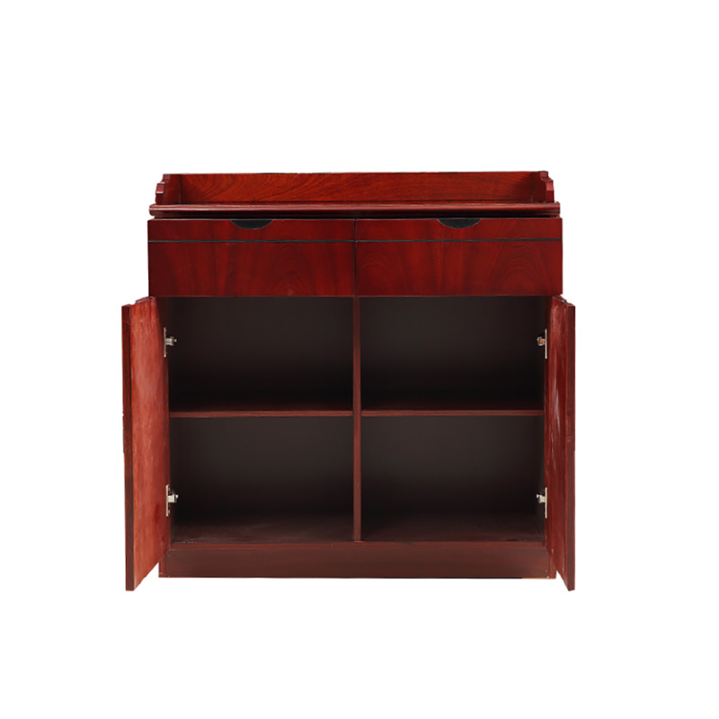 洛伊丽办公家具茶水柜餐边柜贴木皮油漆茶水柜其他人造板办公柜类低柜