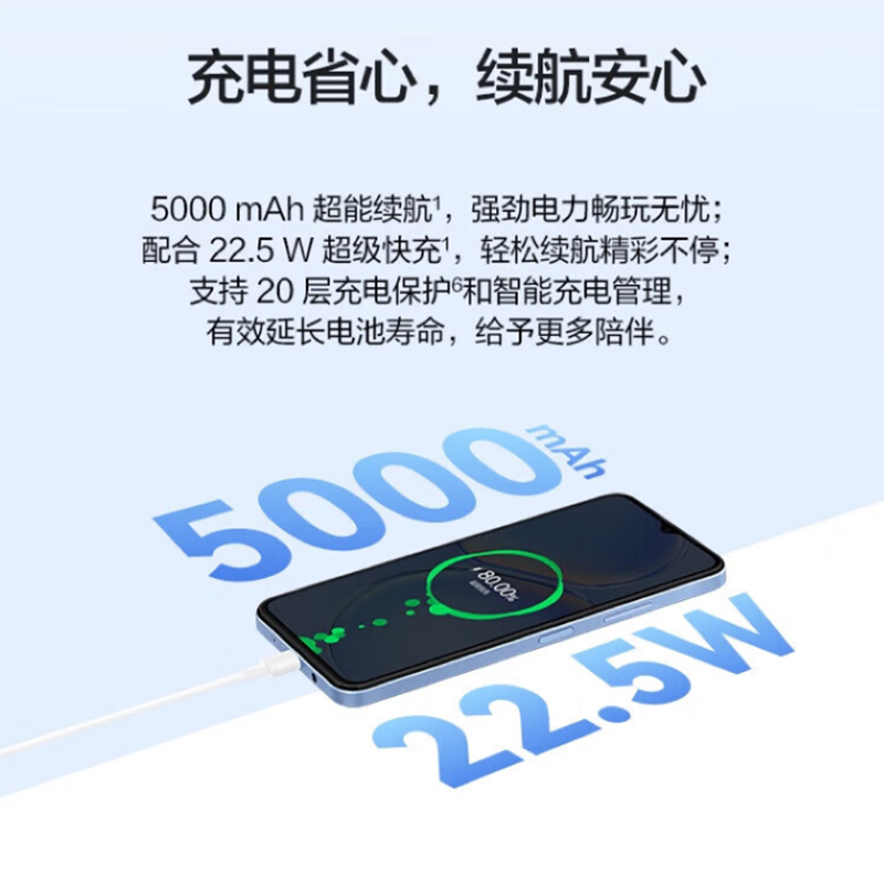 [全新] 华为智选 麦芒A20 8GB+128GB 薄荷绿 全网5G 天玑700芯 22.5W快充 5000W高清影像 麦芒20 门店全国联保
