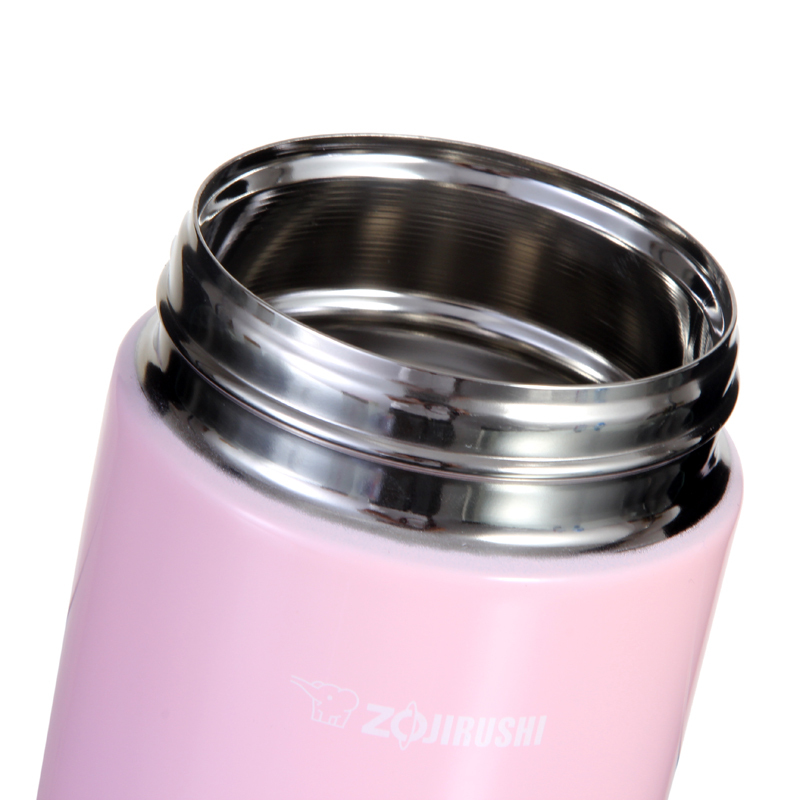 象印(ZO JIRUSHI)焖烧杯SW-EAE50-PA 进口不锈钢真空焖烧杯保温壶保温杯正品 粉灰色 500ml