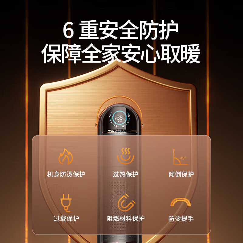 美的(Midea)家用节能静音速热取暖暖风机 NFT-FJR高清大图