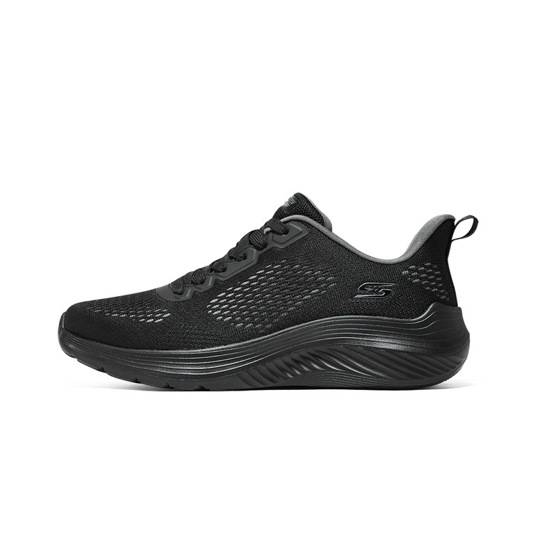 Skechers斯凯奇男鞋新款款减震耐磨轻便网面透气运动休闲跑步鞋118220-BBK ZP
