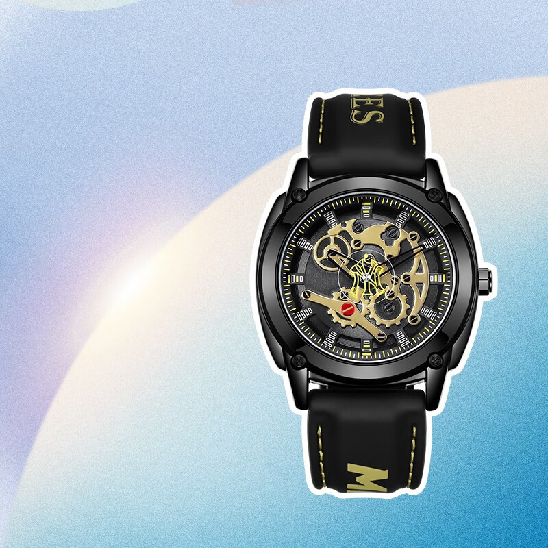 美职棒mlb手表mlbtp6103黑黄色视频