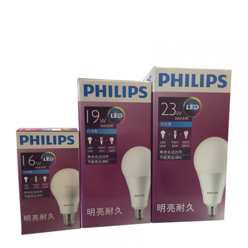 飞利浦LED球泡16W-120W E27 6500K