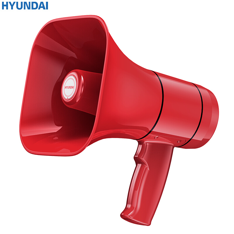 现代(HYUNDAI)MK-16双喇叭麦克风扩音器喊话器录音叫卖扬声器大声公手持便携式摆地摊高音蓝牙U盘宣传充电旗舰版高清大图