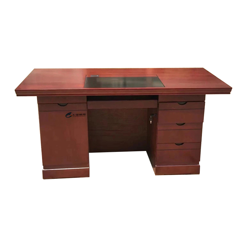 天瑞通邦 实木电脑桌 1600*800*750mm 套 棕色