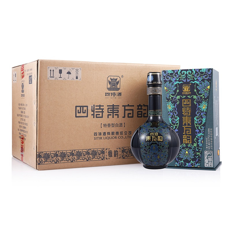 四特酒 白酒 东方韵 雅韵 特香型 52度 500ml*6瓶 整箱装 特香型白酒